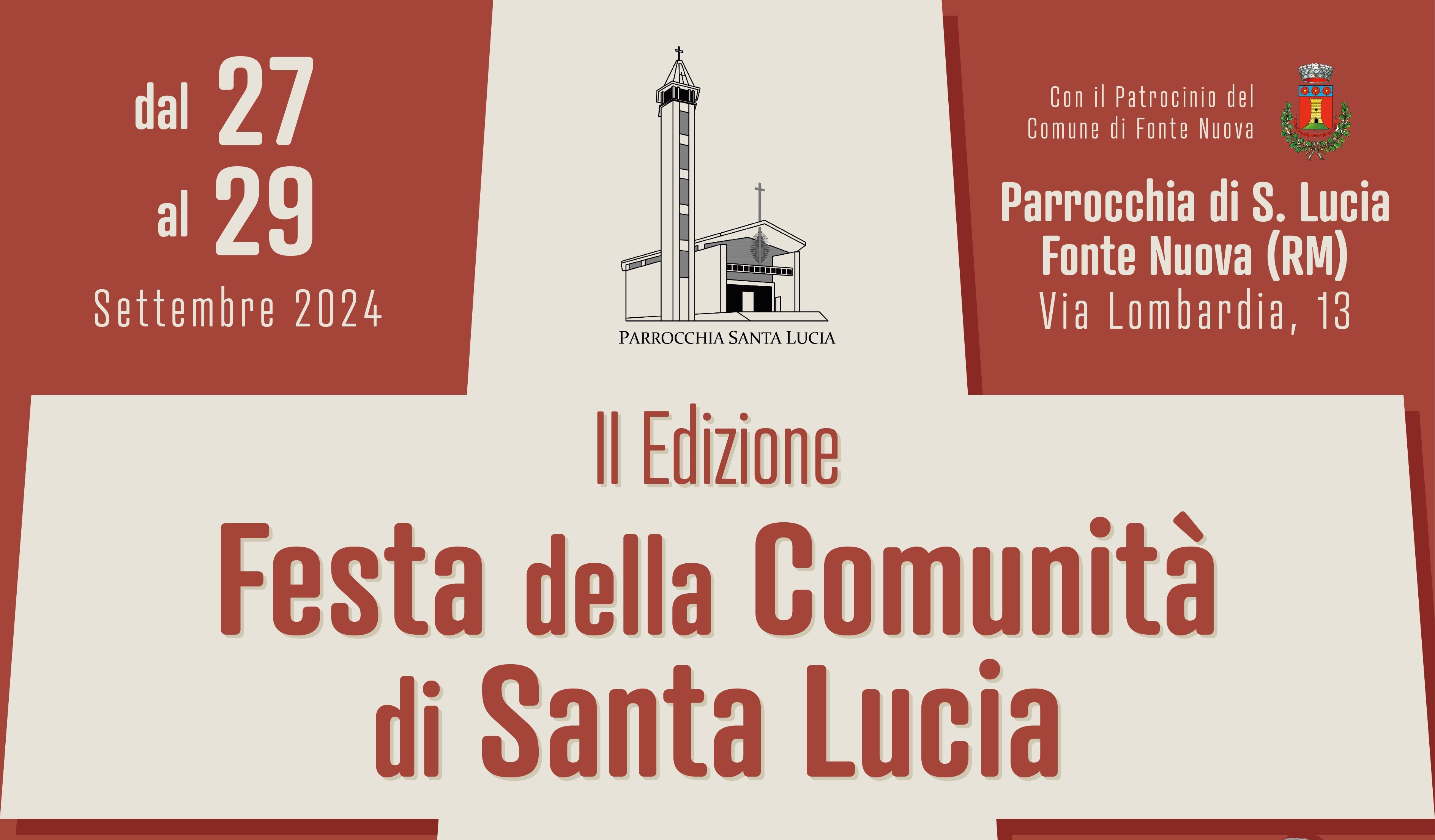 II° Edizione della Festa della Comunità di Santa Lucia