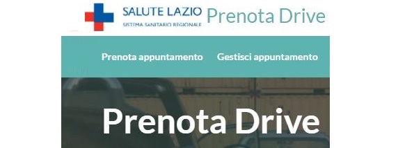 Prenota drive-in Regione Lazio